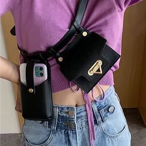FAUX LEATHER BELTBAG NEW